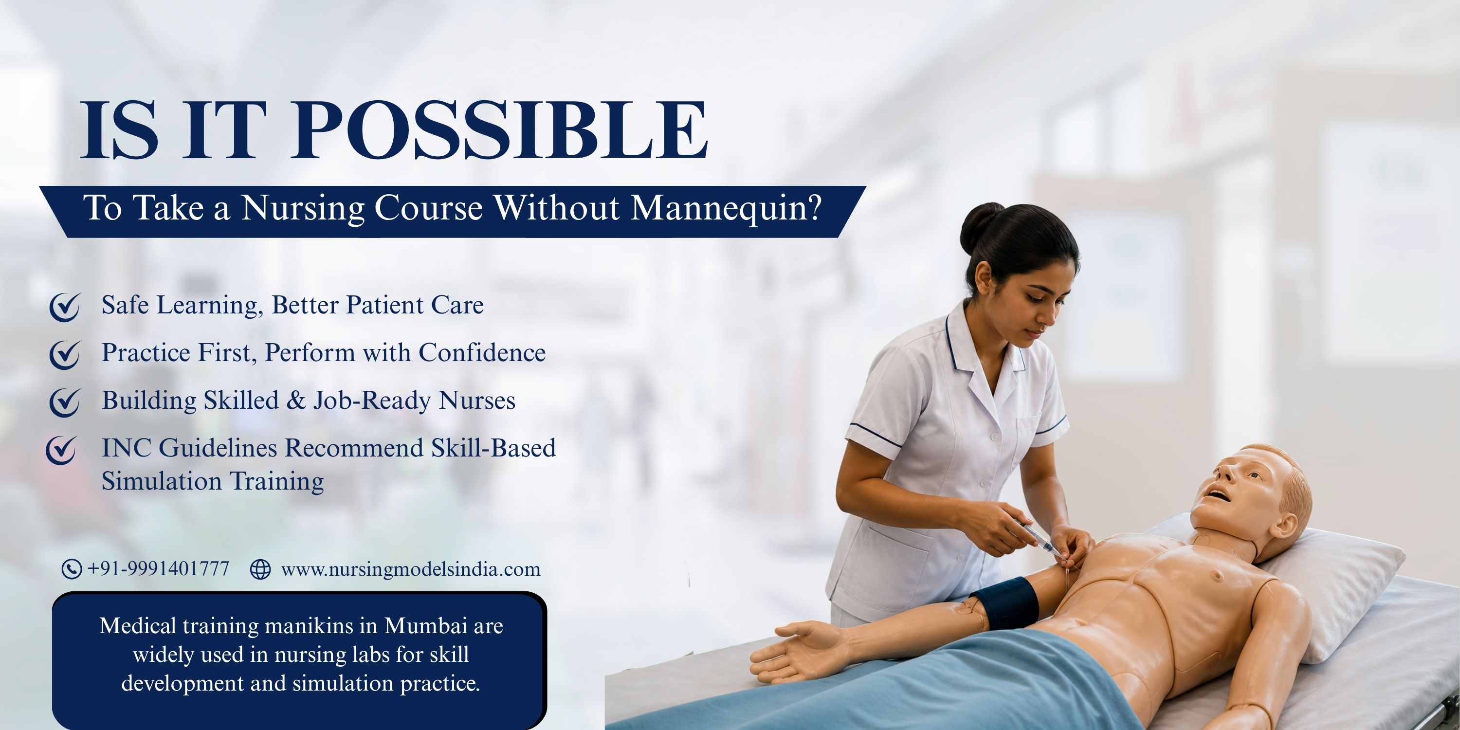 full body nursing mannequin in Mumbai